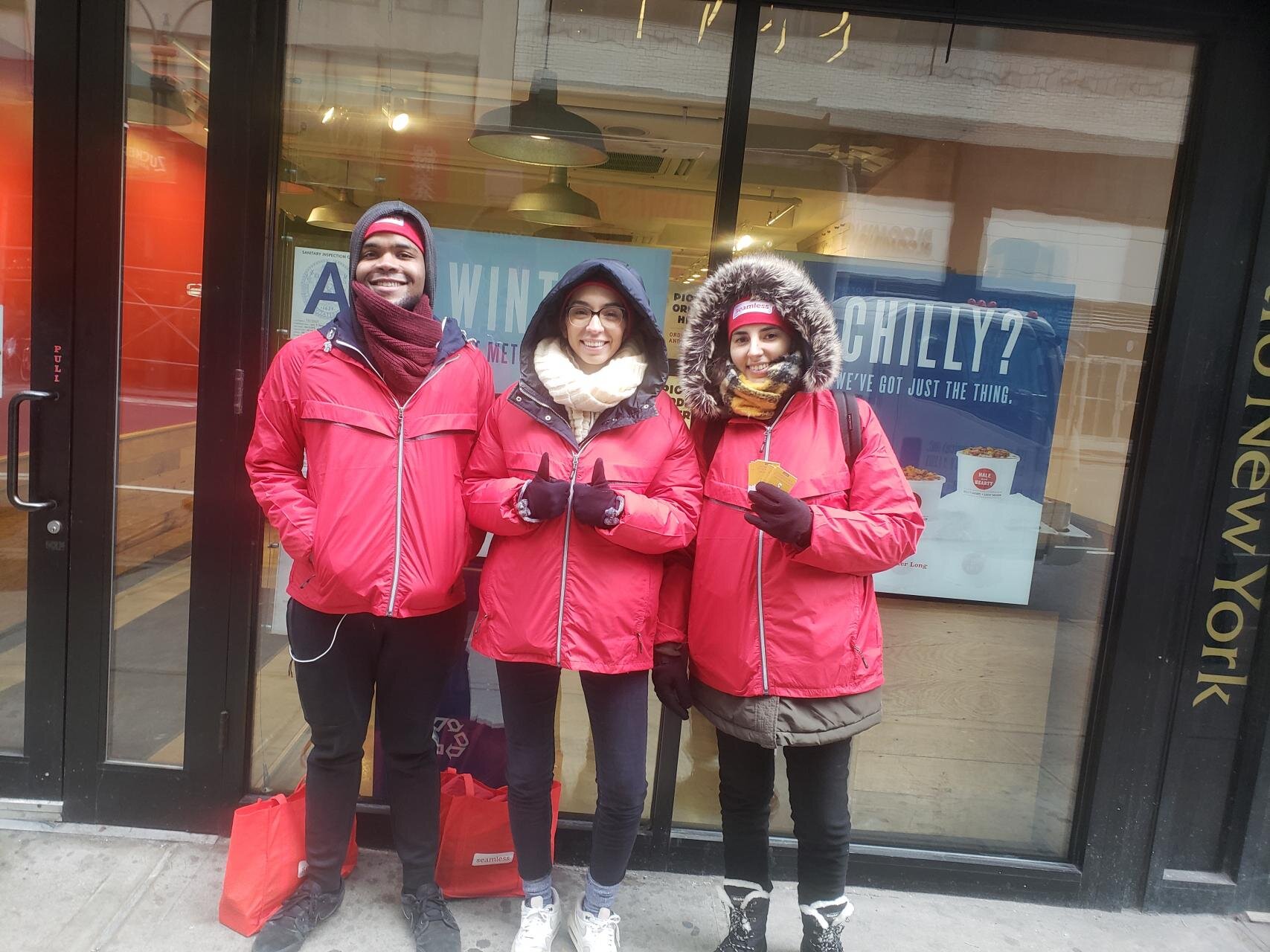 Grubhub NYC Street Team brand activation case study