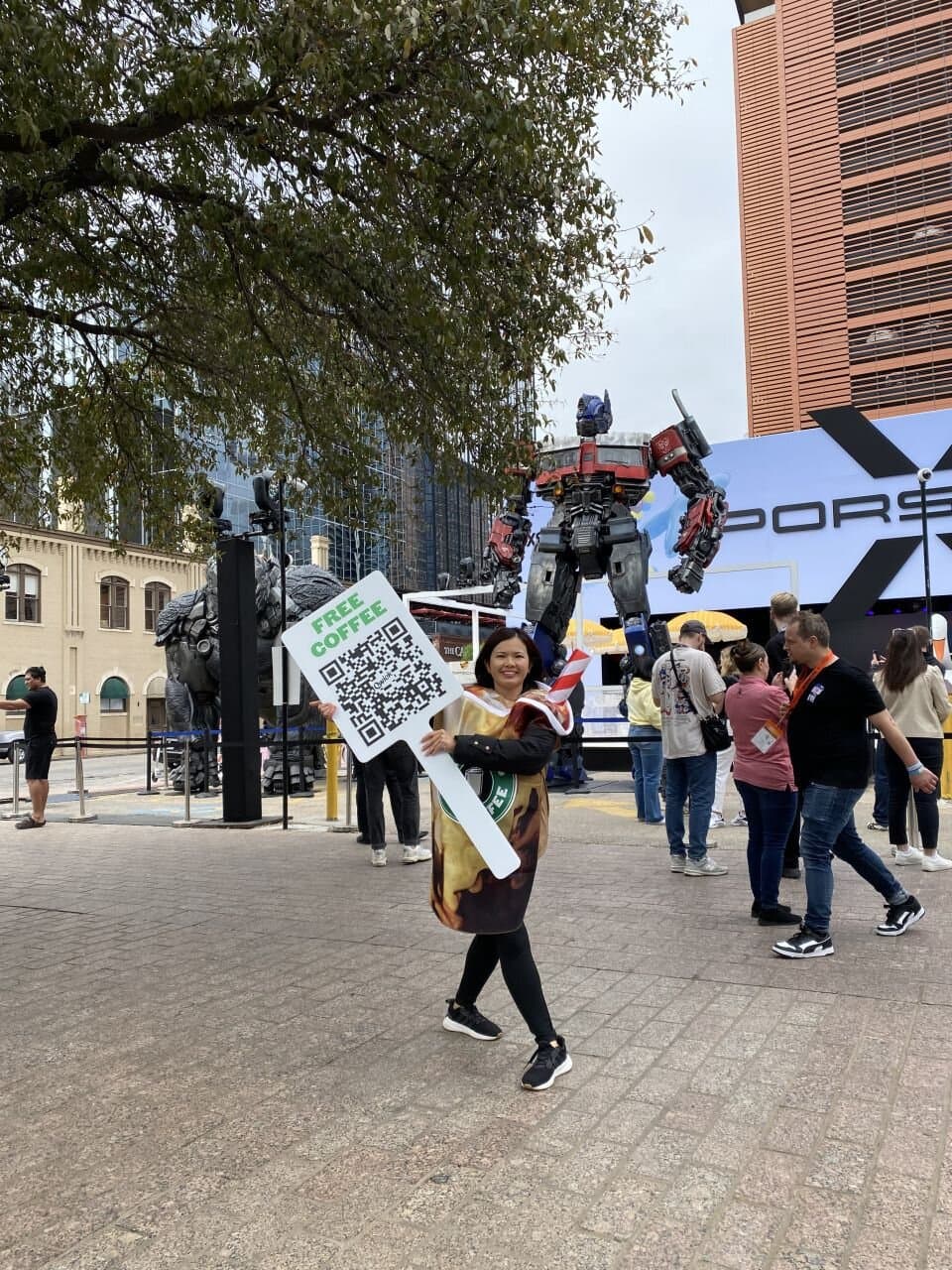 Portland downtown and food festival experiential marketing